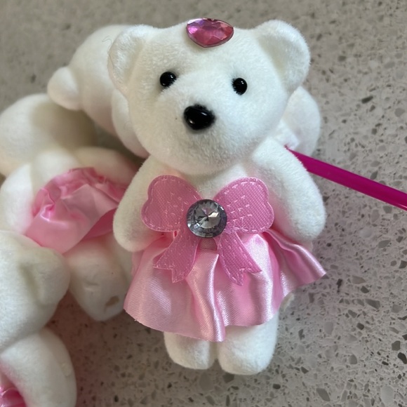 5 Pcs Little Bears Petits oursons for Pen Pencil Straw or to add with Balloons - Picture 6 of 14